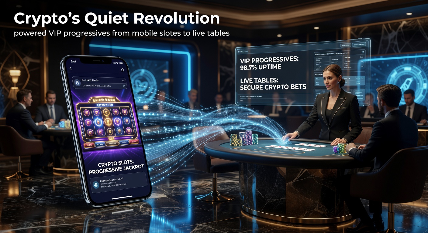 Moderne Krypto-Integration in VIP-Casino-Plattformen mit progressiven Jackpots auf Mobilgeräten und Live-Tischen