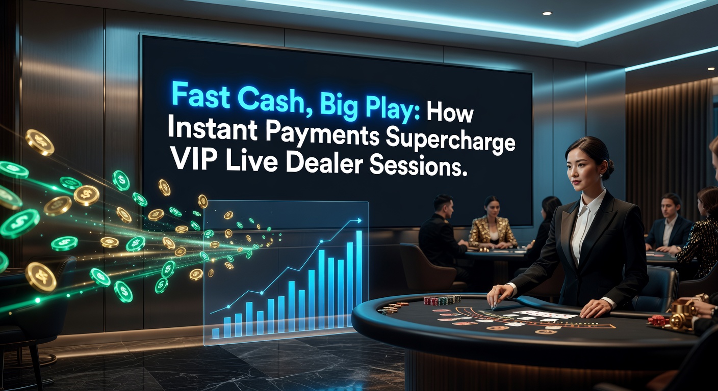 Ein VIP-Spieler am Live-Dealer-Tisch mit Smartphone in der Hand, während Echtzeit-Überweisungen im Hintergrund blinken