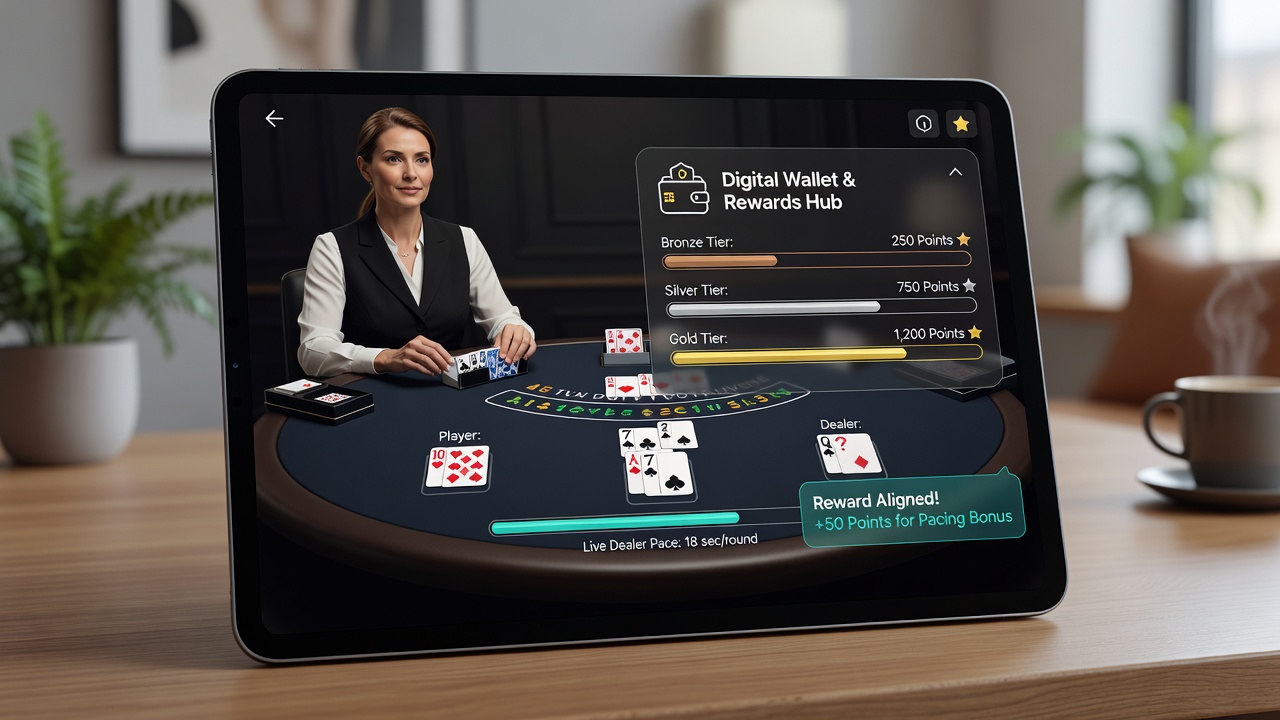 Mobile Blackjack-Schnittstellen mit Live-Dealern und Wallet-Integration