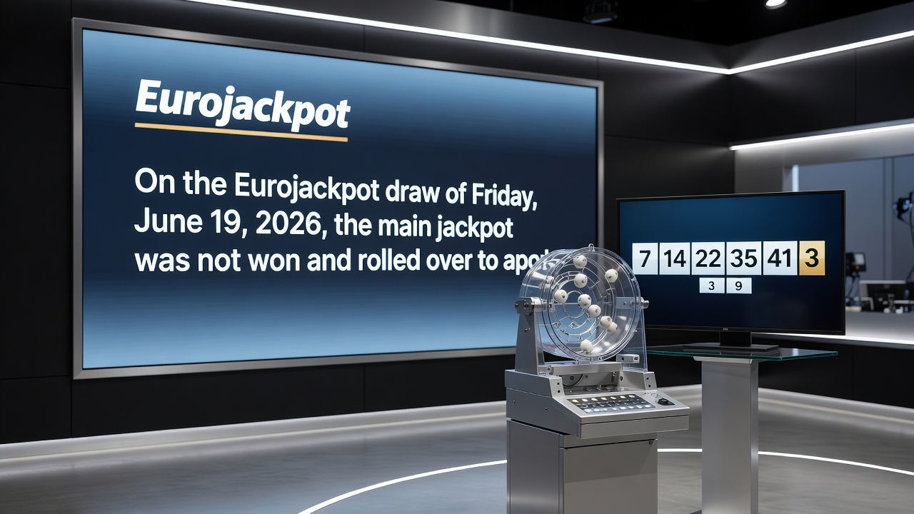 Lottospieler in Baden-Württemberg beim Einlösen des Eurojackpot-Gewinns