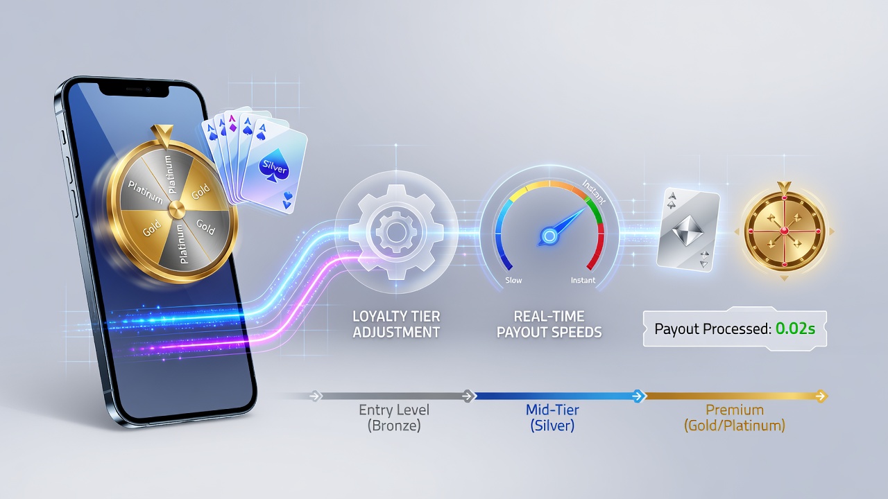 Analyse der Treuestufen und Auszahlungsgeschwindigkeiten auf mobilen Plattformen